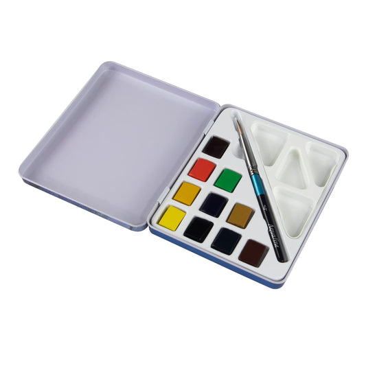 ACUARELA AQUAFINE MINI TRAVEL EST. MET. DE VIAJE CON 10 PASTILLAS 58323