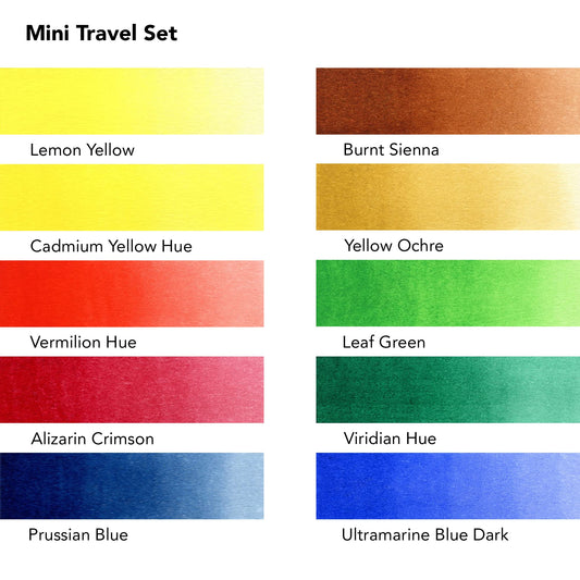 ACUARELA AQUAFINE MINI TRAVEL EST. MET. DE VIAJE CON 10 PASTILLAS 58323