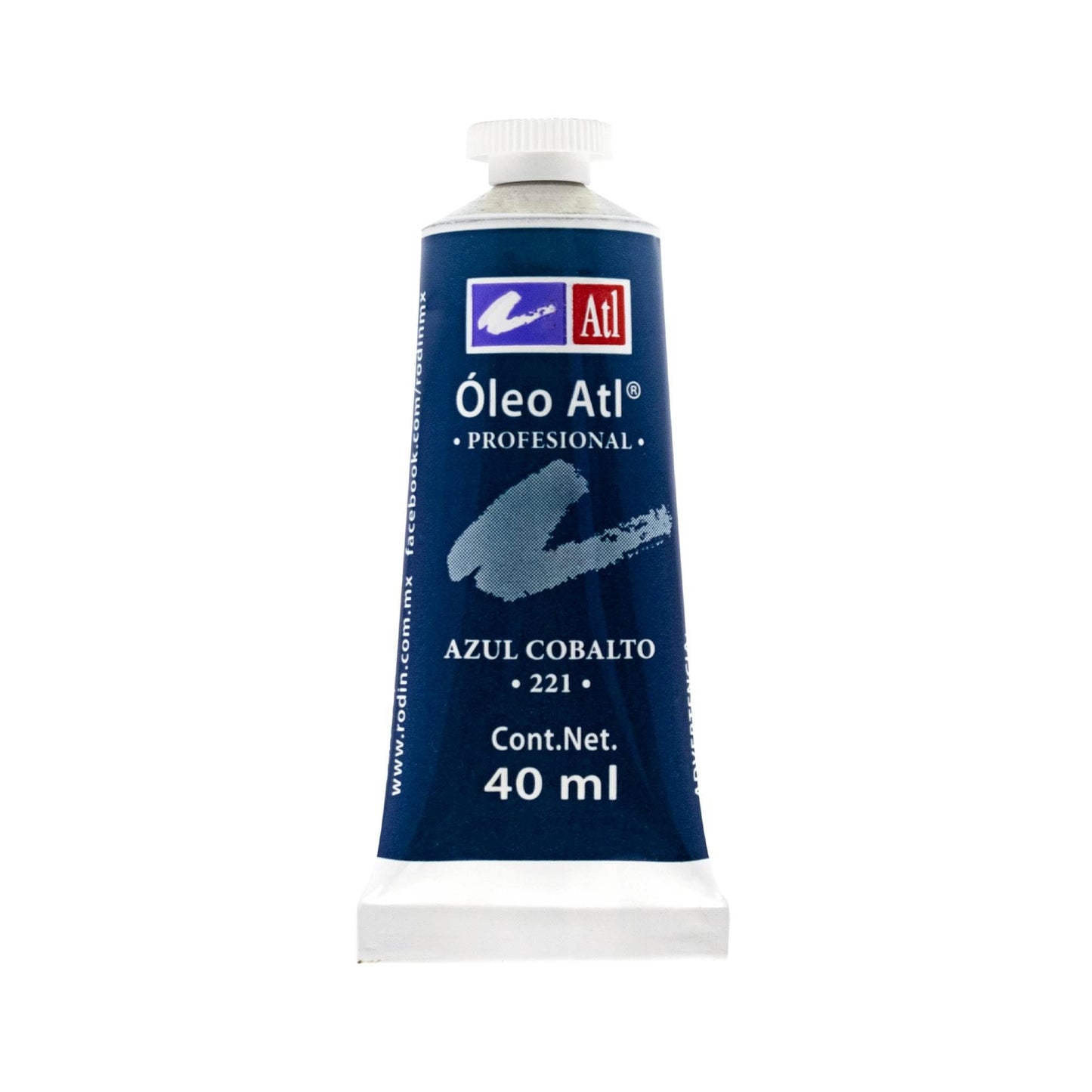 PINTURA AL OLEO ATL T-14 40ML AZUL COBALTO NO 221 11483