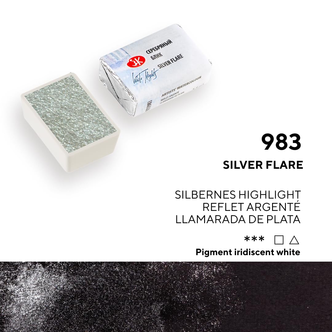 ACUARELAS WHITE NIGHTS EDIC. SHIMMERING WINTER 8 PASTILLAS EN CAJA DE CARTÓN 350004