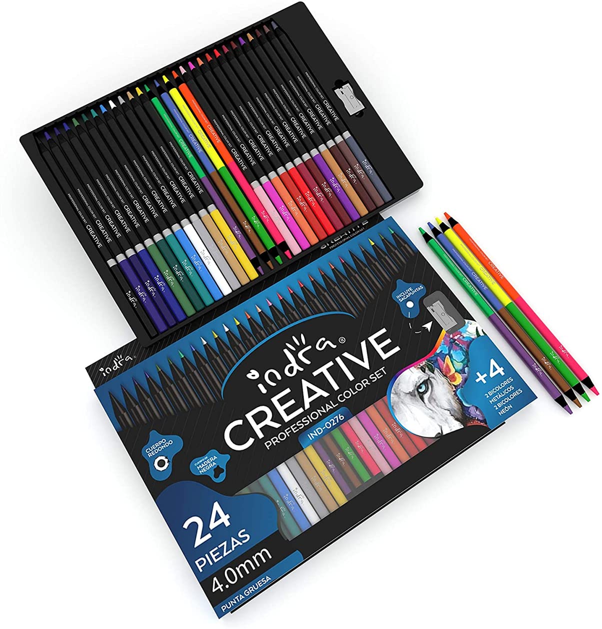 LAPIZ DE COLORES INDRA PROFESIONALES CREATIVE SET 244 IND-0276
