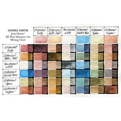 ACUARELAS DANIEL SMITH  6X5ML TBS JEAN HAINES ALL THAT SHIMMERS 30172
