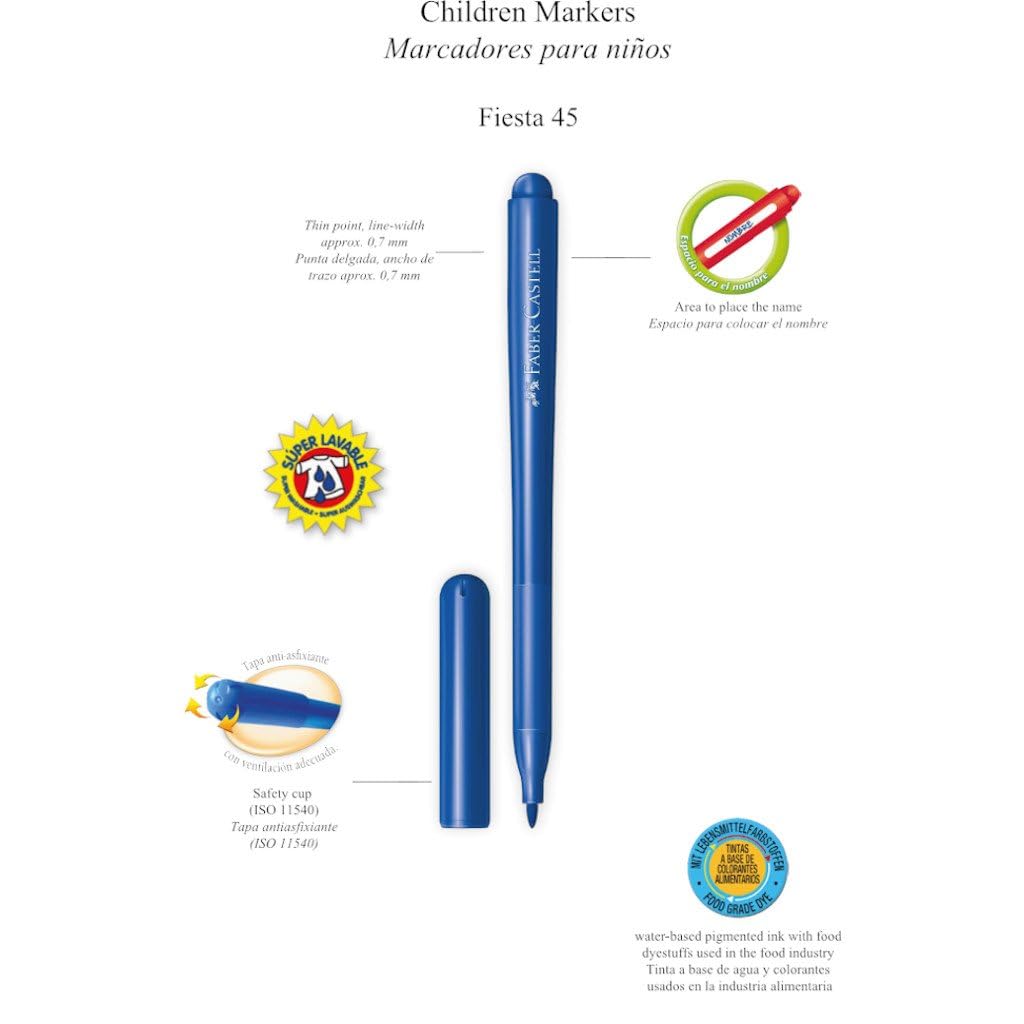 Marcador FC Fiesta Estuche Rigido x 12 555316