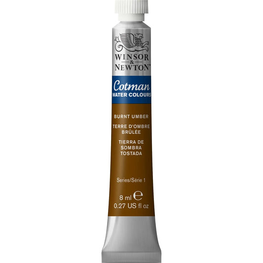 ACUARELA W&N COTMAN 8ML BURT UMBER 076 10389