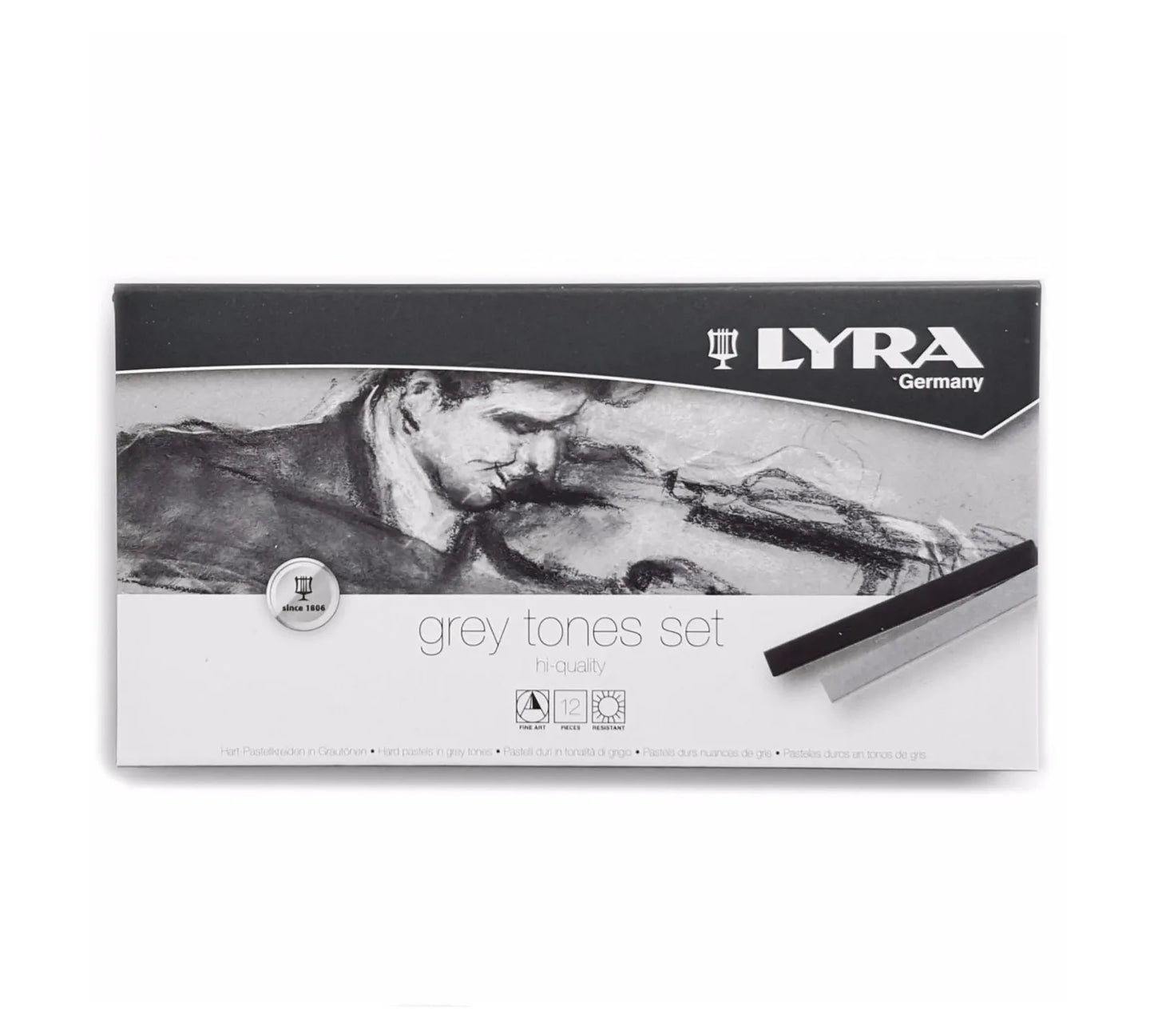 PASTEL SUAVE GRISES LYRA C12 BARRAS  56460