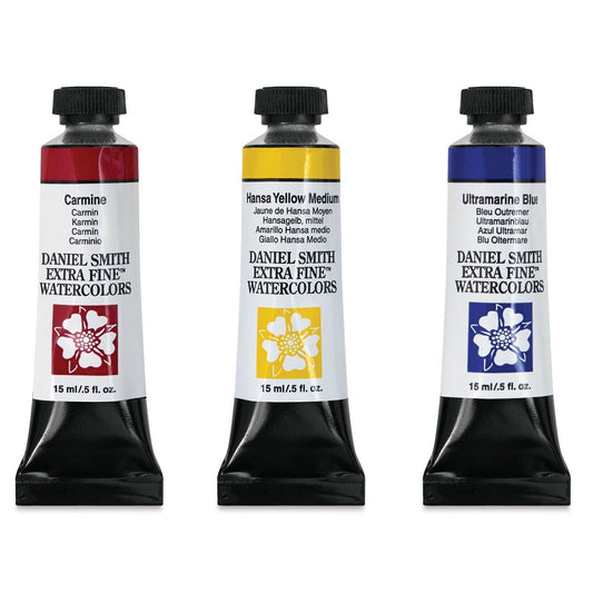ACUARELAS DANIEL SMITH 3X15ML TUBOS MEZCLA PRIMARIOS 30161