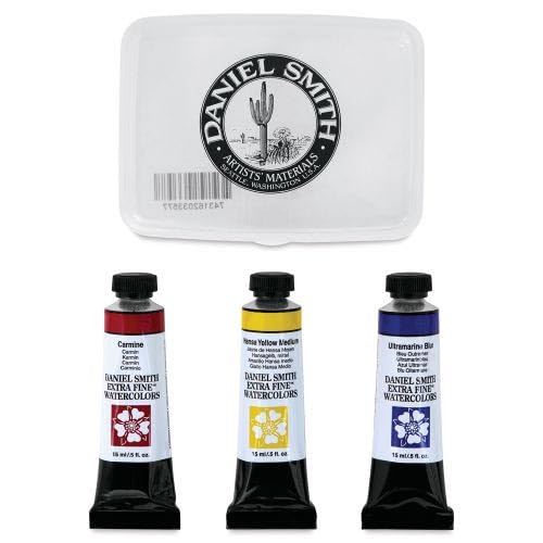 ACUARELAS DANIEL SMITH 3X15ML TUBOS MEZCLA PRIMARIOS 30161