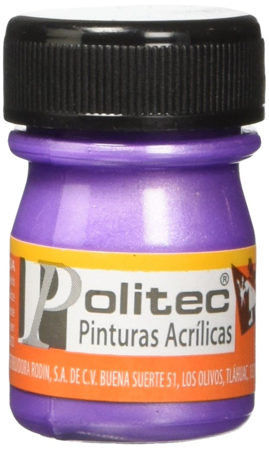 PINTURA ACRILICA POLITEC 20ML L-500 #534 MORADO METALICO 14366
