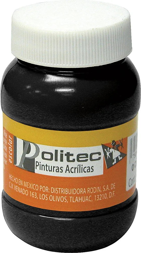 PINTURA POLITEC L-300 100ML 302 NEGRO INTENSO 14112