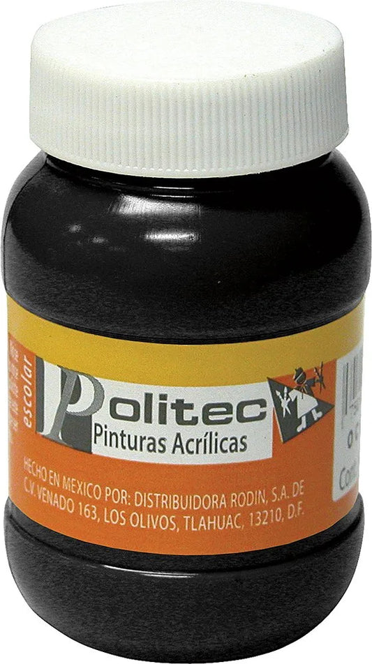 PINTURA POLITEC L-300 100ML 302 NEGRO INTENSO 14112