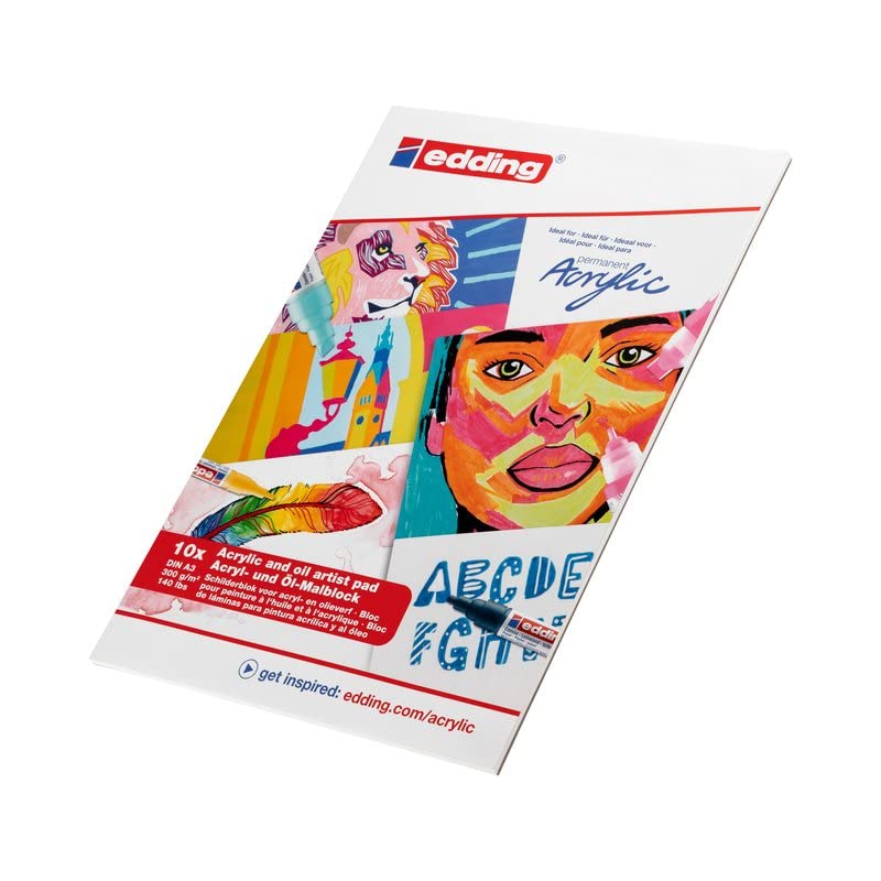 BLOCK EDDING ACRYLIC A3 30X42CM 300G 10H 61-E-30010-A3