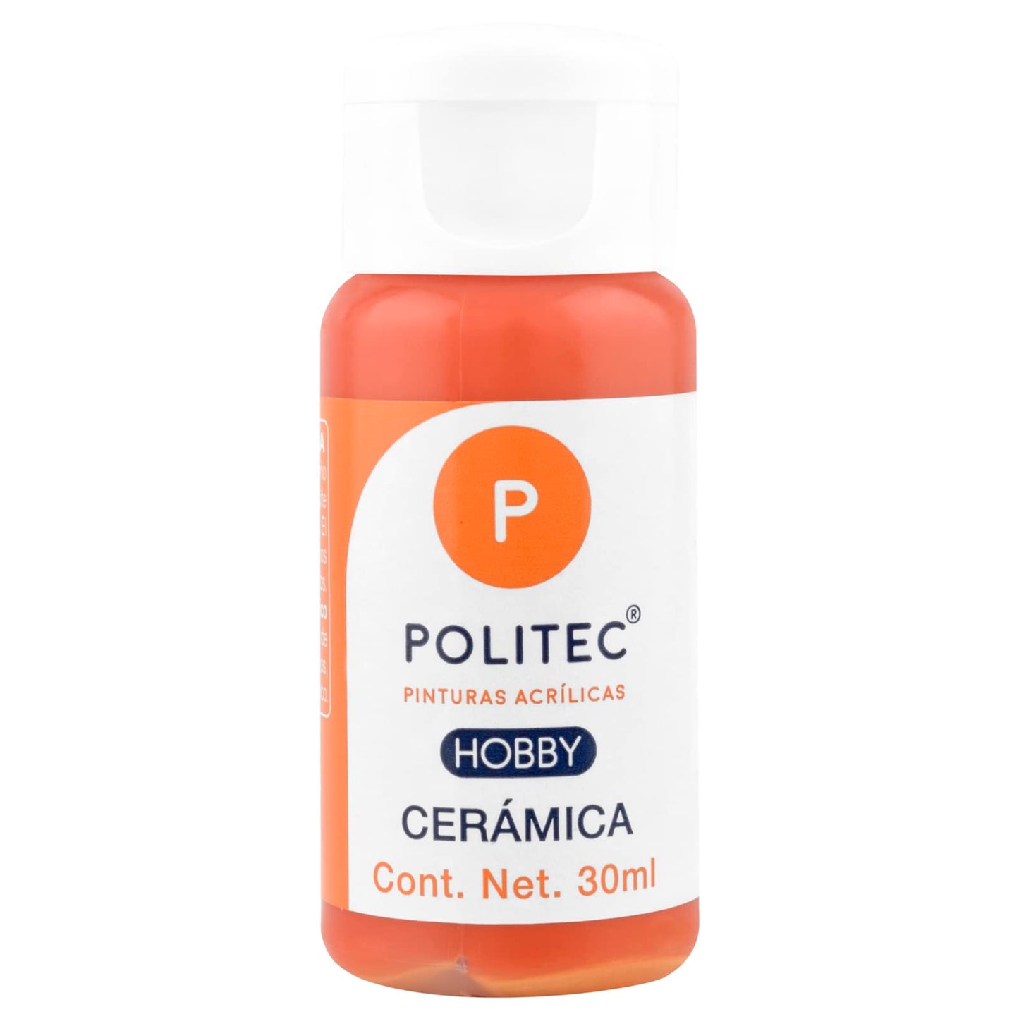 PINTURA POLITEC HOBBY CERAMICA NARANJA 29575