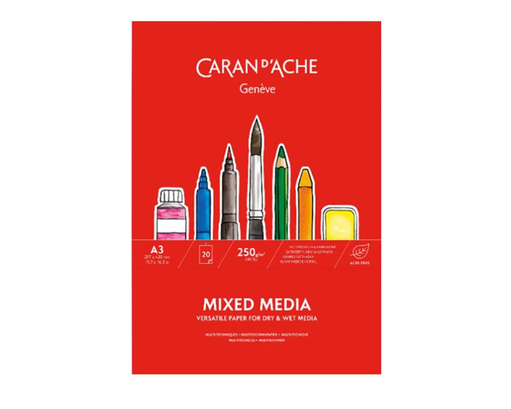 BLOCK CARAN`D ARCHE PAPEL TECNICA MIXTA A3 73-454.113