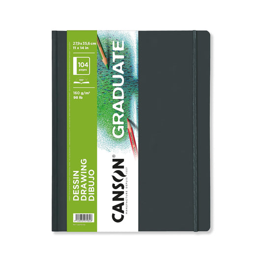 BLOCK CANSON GRADUATE DESSIN 27.9X35.5CM 160G GS RESISTENTE 104HJ 73718