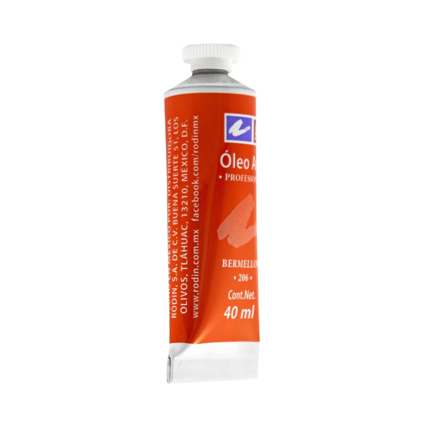 PINTURA AL OLEO ATL T-14 40ML BERMELLON NO 206 11470