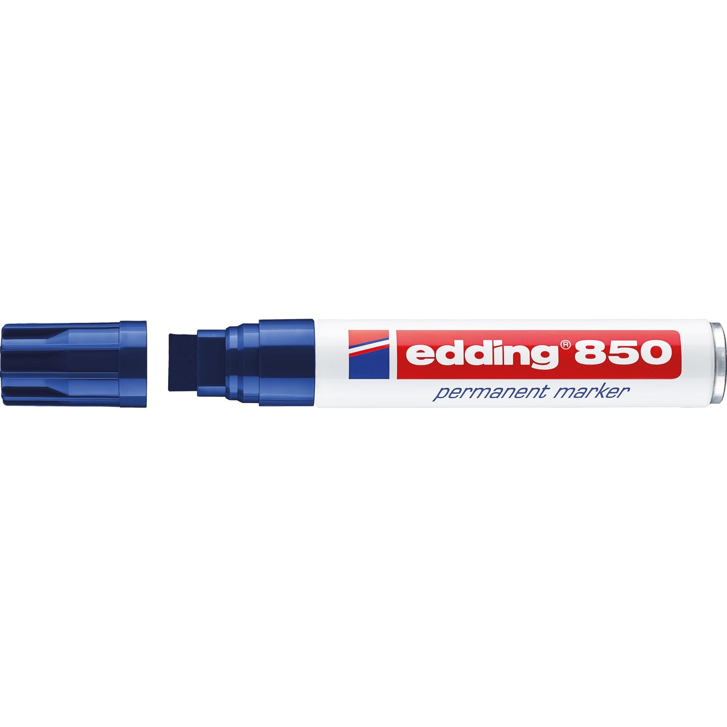 MARCADOR EDDING PERMANENTE JUMBO RECARGABLE P.CUADRADA 5-16MM AZUL 61-E-850-03