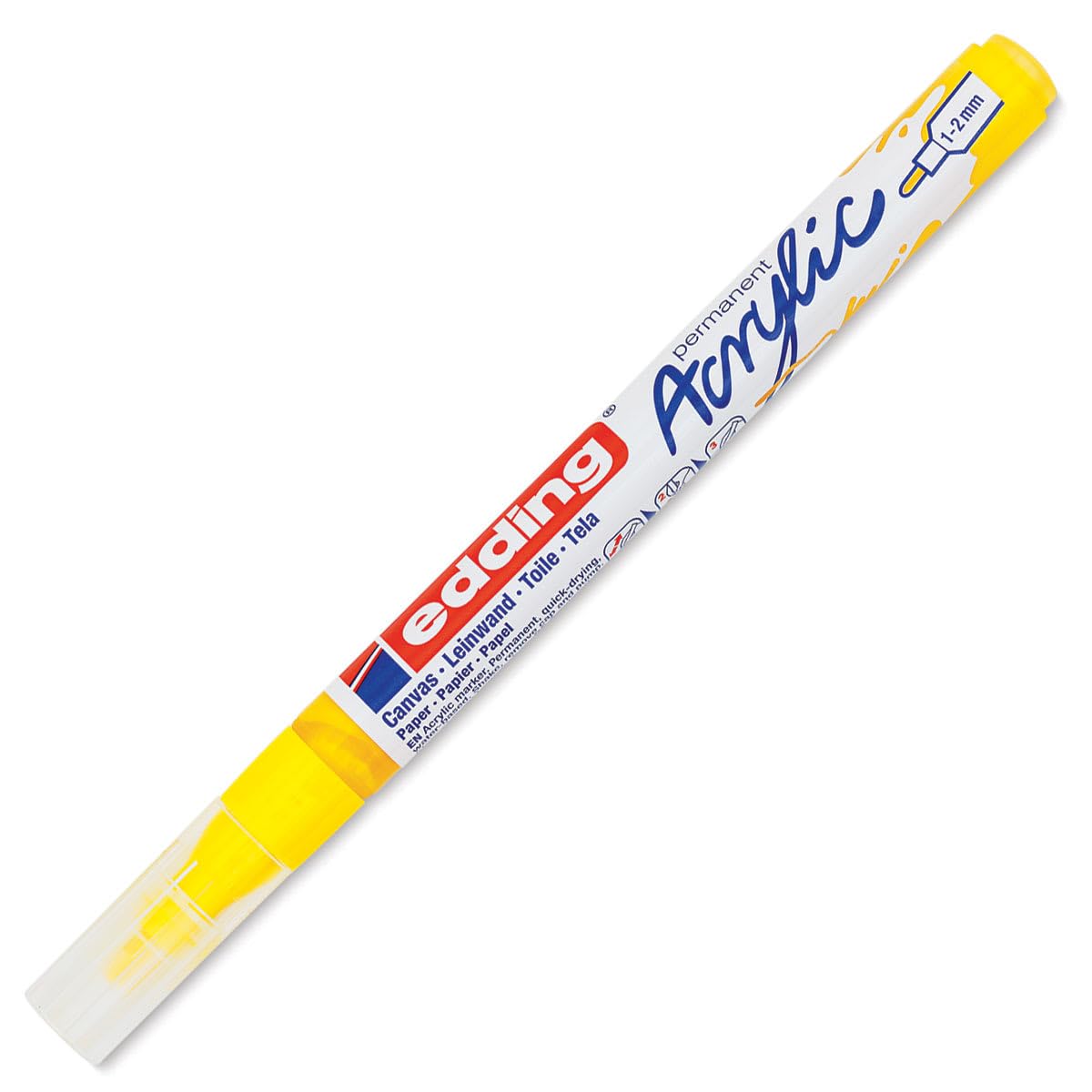 MARCADOR EDDING ACRYLIC 1-2mm AMARILLO 61-E-5300-905