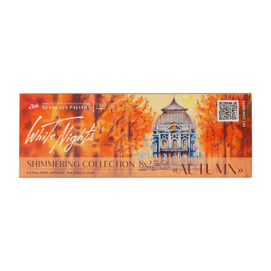ACUARELAS WHITE NIGHTS EDIC. SHIMMERING AUTUM 8 PASTILLAS EN CAJA DE CARTÓN 350022