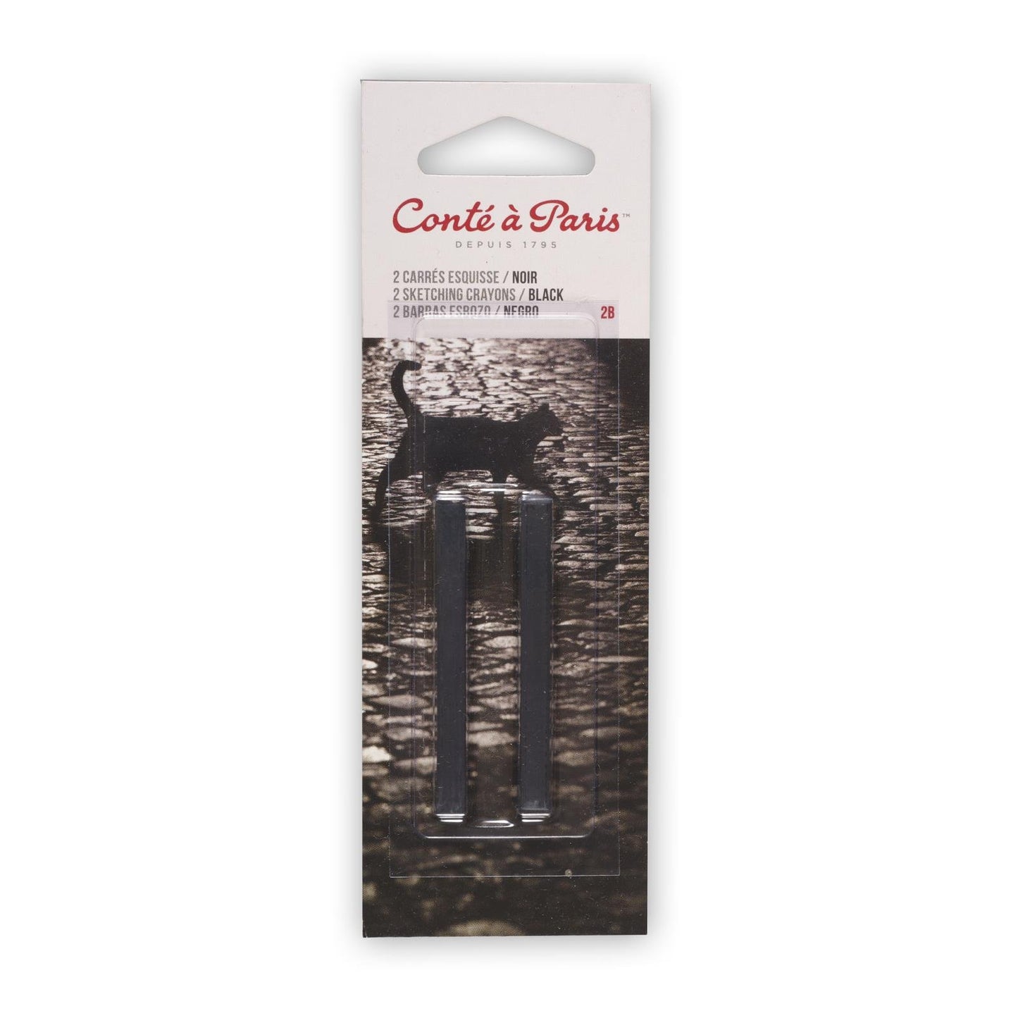 PASTEL DURO CONTE BL C2 2460 NEGRO HB 10177