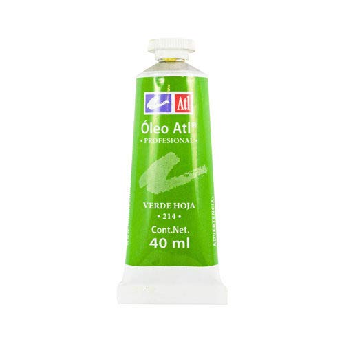 PINTURA AL OLEO ATL T-14 40ML VERDE HOJA NO 214 11477
