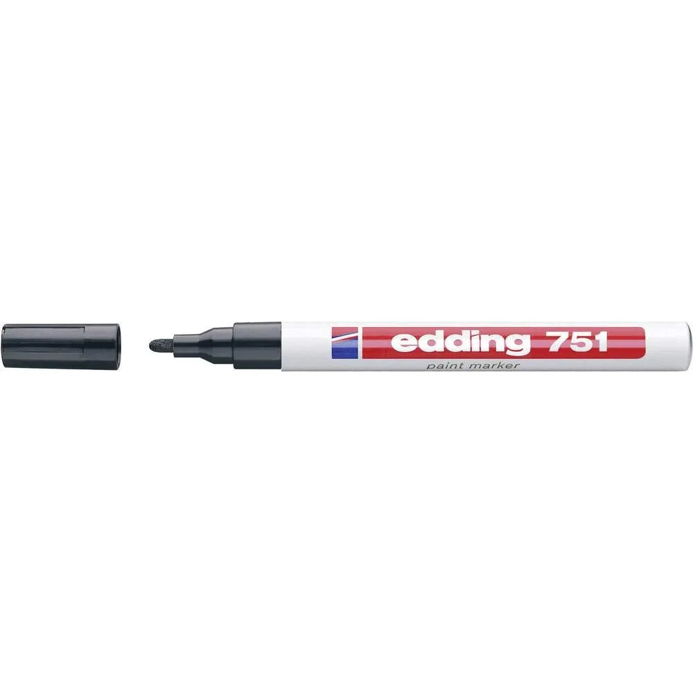 MARCADOR EDDING GLOSS PARA DECORAR 1-2MM NEGRO  61-E-751/1 CR-01