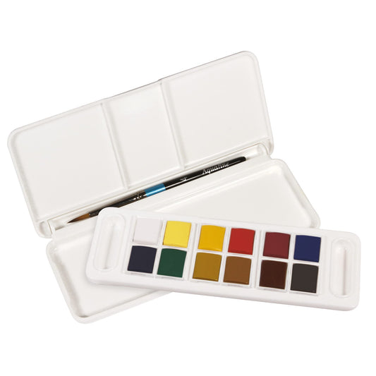 ACUARELA AQUAFINE MINI TRAVEL EST. MET. DE VIAJE CON 12 PASTILLAS 74147