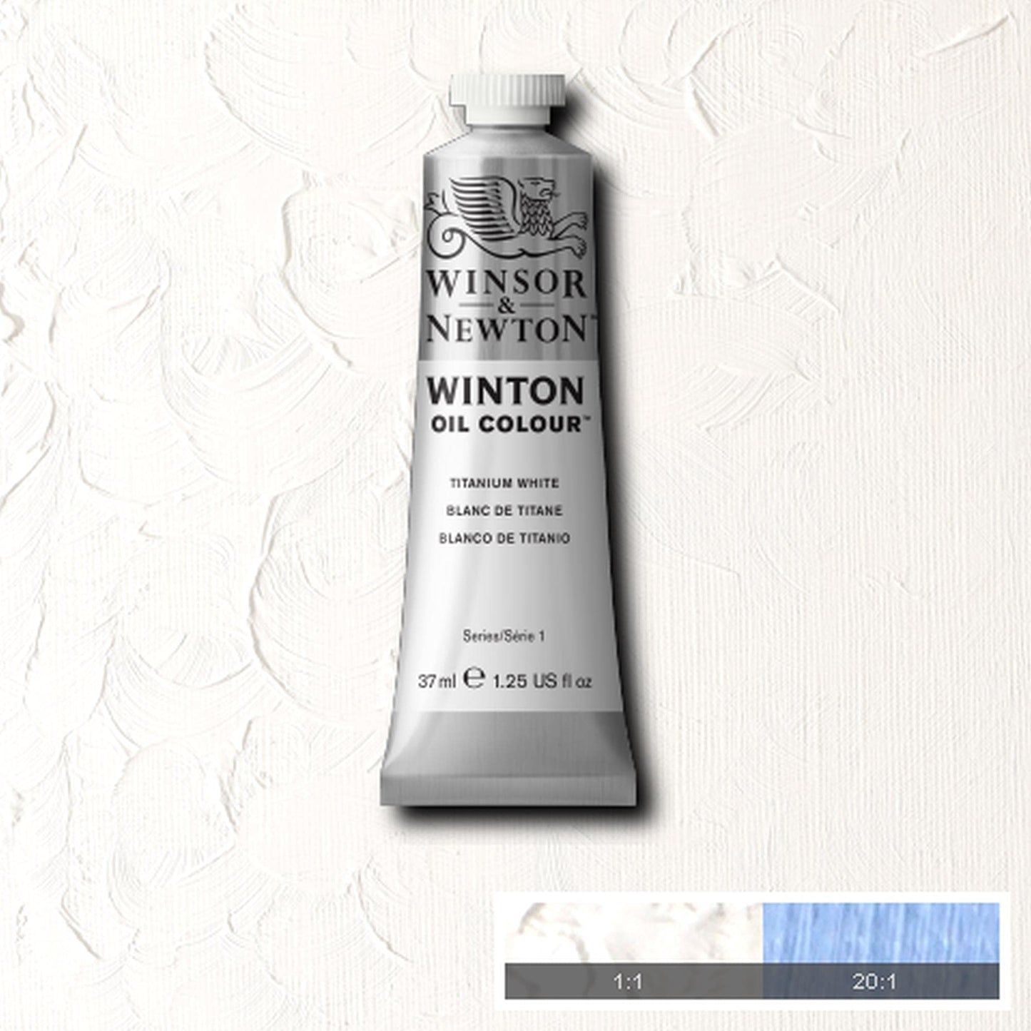 PINTURA AL OLEO W&N WINTON 37ML BLANCO DE TITANEO NO 40 10327