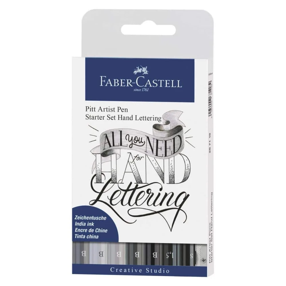 Marcador FC Pitt Artist Pen Lettering Kit Inicio x 8 267118