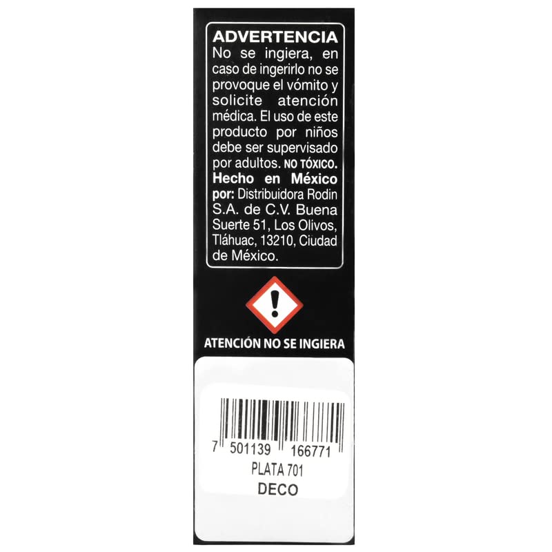TINTA ACRILICA POLITEC 30ML 701 PLATA 29603