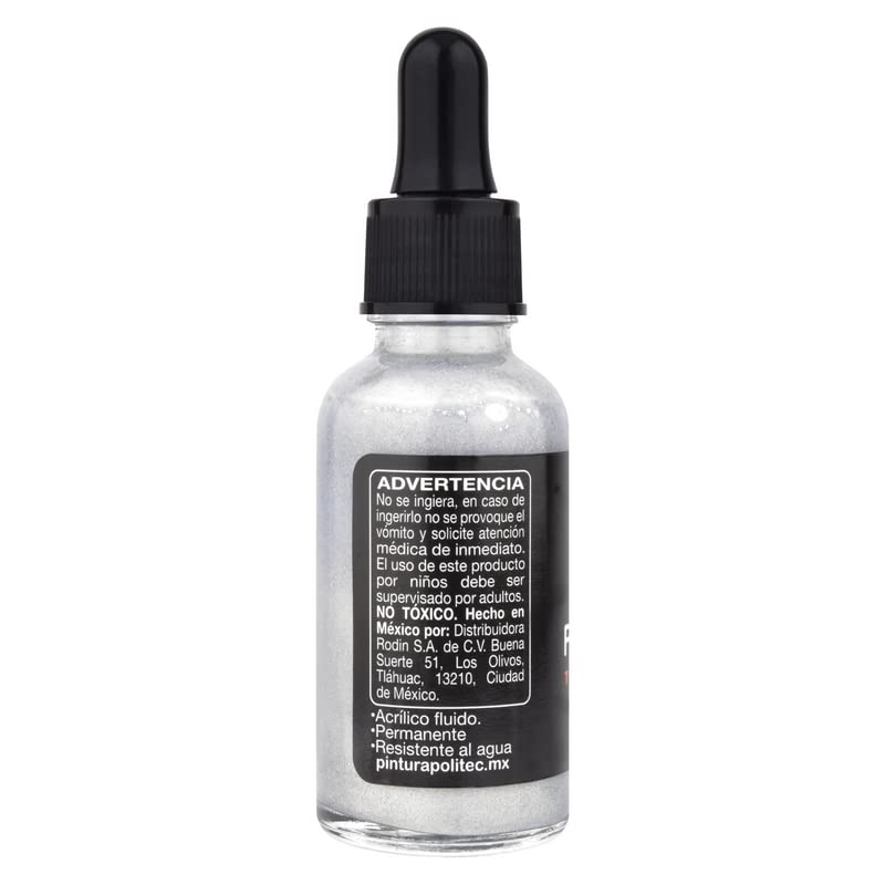 TINTA ACRILICA POLITEC 30ML 701 PLATA 29603