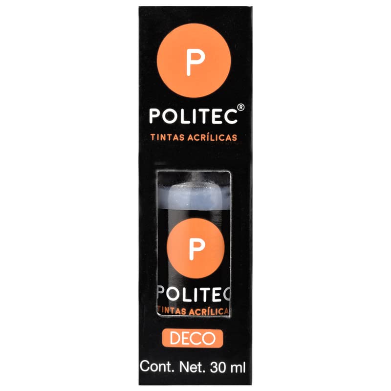 TINTA ACRILICA POLITEC 30ML 701 PLATA 29603