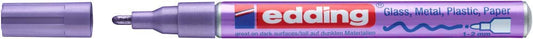 MARCADOR EDDING PERM. TINTA ESPECIAL 1-2MM VIOLETA MET 61-E-751-78