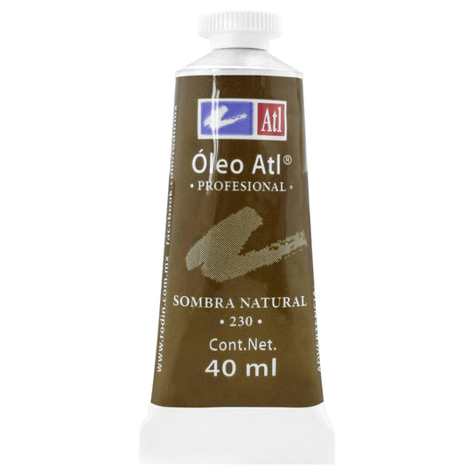 PINTURA AL OLEO ATL T-14 40ML SOMBRA NATURAL NO 230 11491