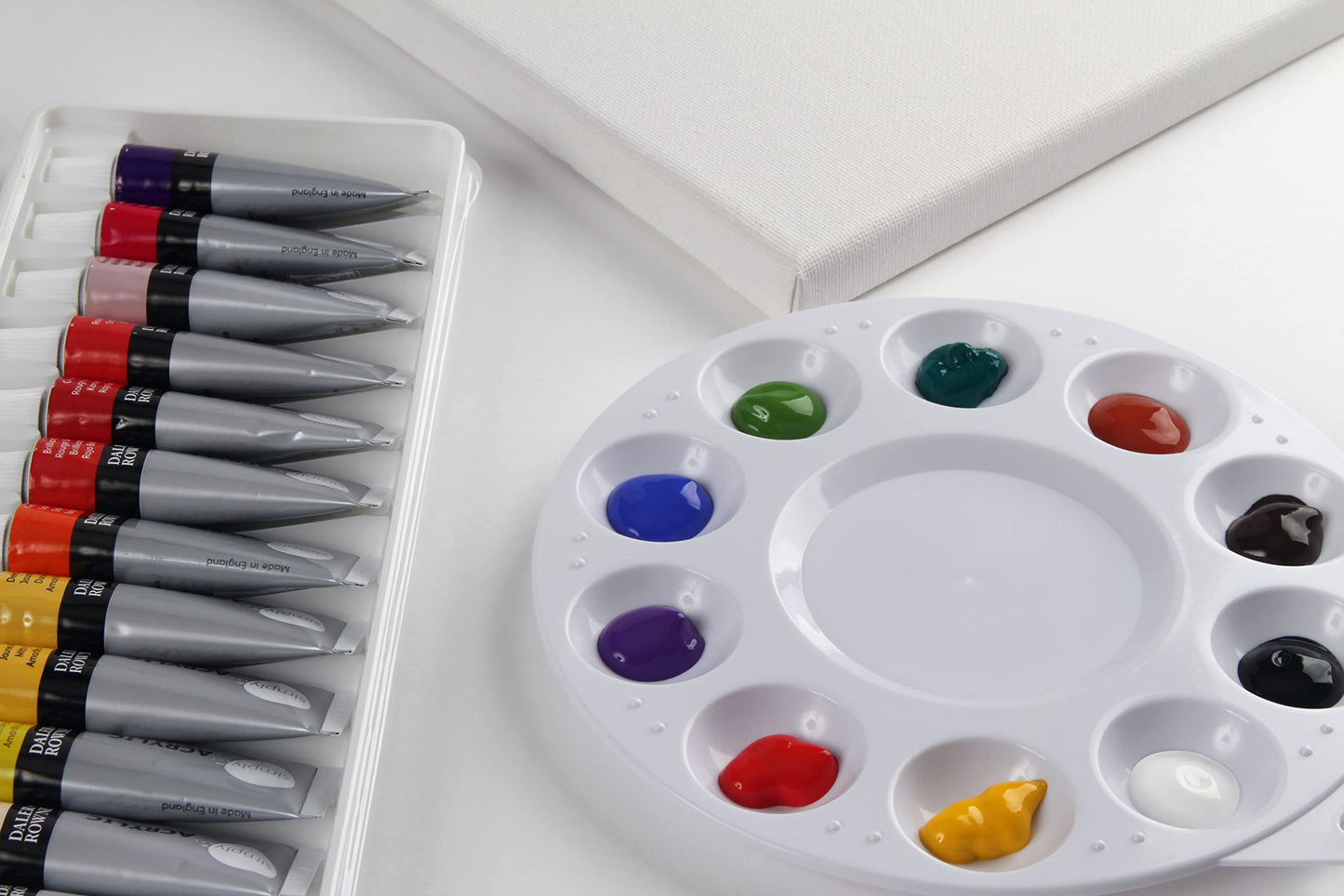 PINTURA ACRILICA SIMPLY 16PC STARTER SET LIENZO Y PINCELES 66425
