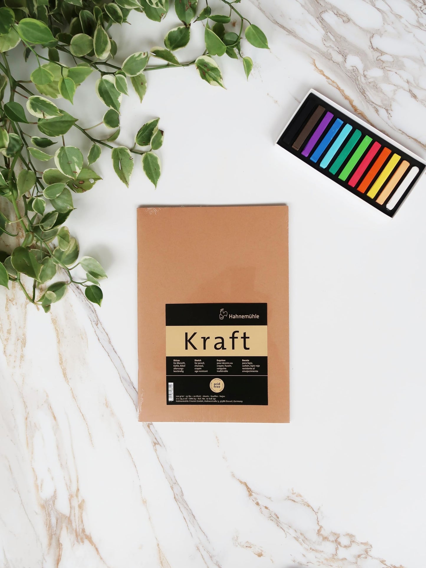 CUADERNO HAHNEMÜHLE SKETCH KRAFT 120G A5 24.8X21 CM 22589