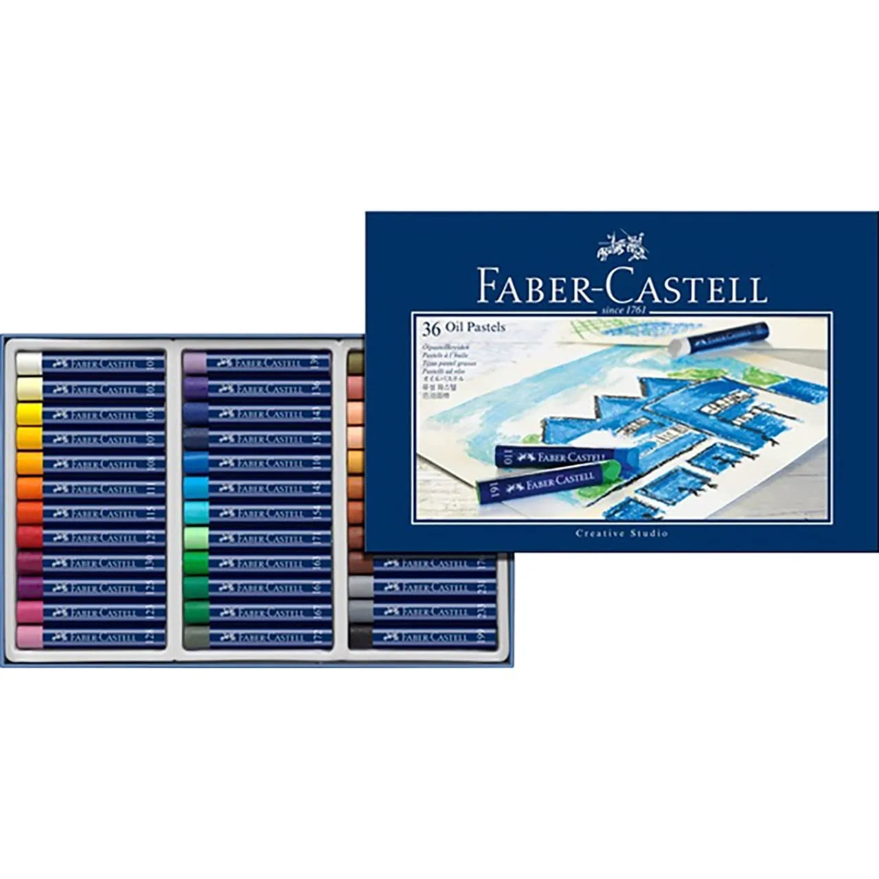 PASTEL AL OLEO FC COLORES METALICOS X 36 127036