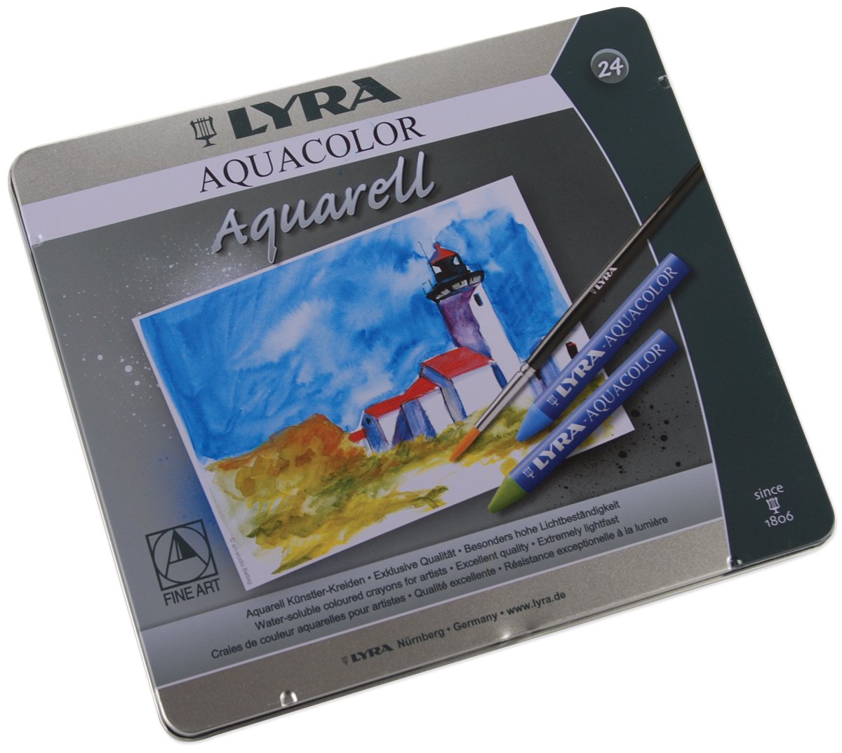 CRAYONES ACUARELABLE LYRA SET C24 46320