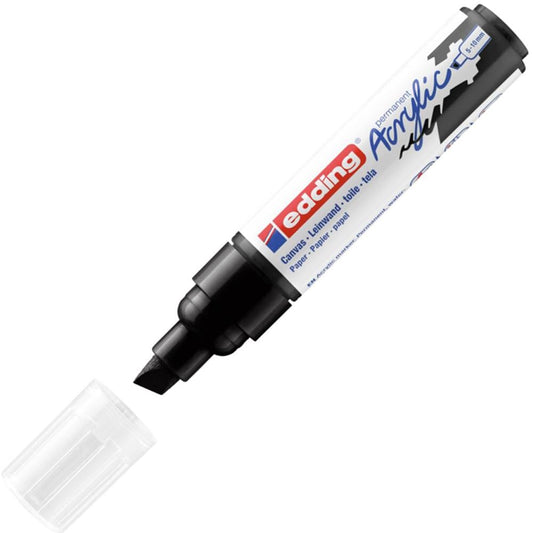 MARCADOR EDDING ACRYLIC 5-10MM NEGRO 61-E-5000-901