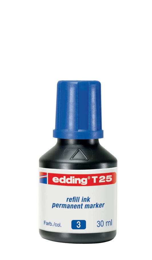 TINTA EDDING RECARGA MARCADOR PERMANENTE 30ML POR GOTEO AZUL 61-E-T25-03
