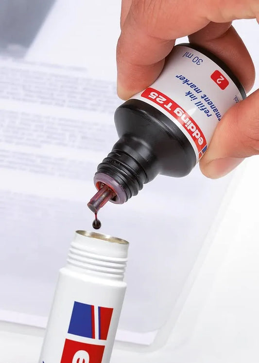 TINTA EDDING RECARGA MARCADOR PERMANENTE 30ML POR GOTEO AZUL 61-E-T25-03