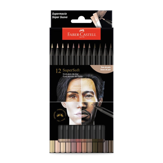 LAPIZ COLOR FC SUPER SOFT BLACK EDITION X 12 TONO PIEL 210713