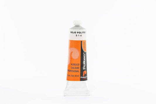 PINTURA ACRILICA POLITEC 60ML L-900 #914 ROJO 12974