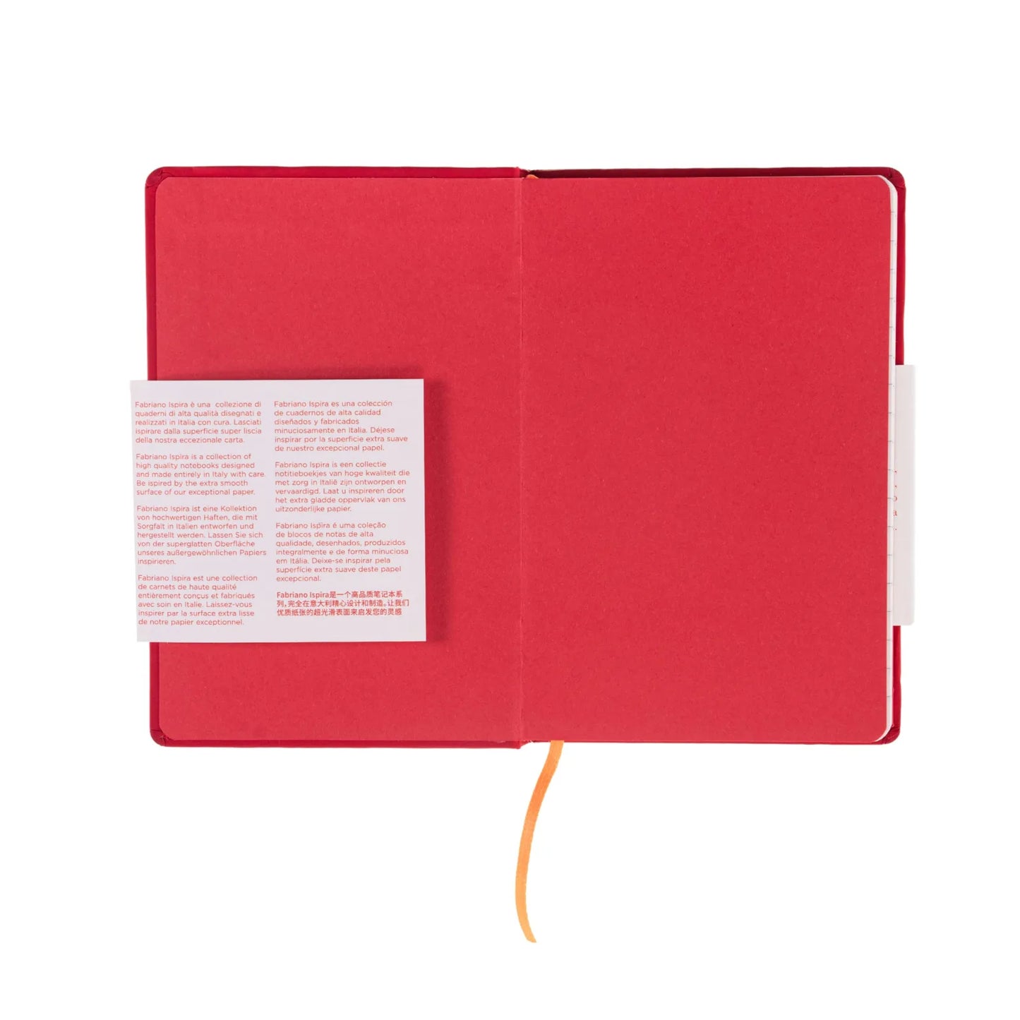 BLOCK FABRIANO ISPIRA HARD A5 DOTS RED 96 HOJAS 85G 566108
