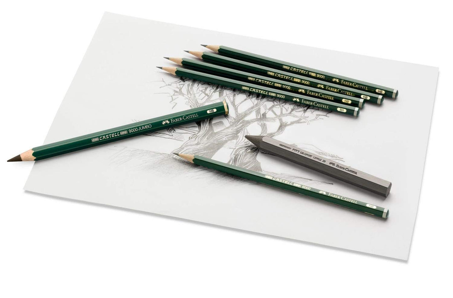 LAPIZ GRAFITO CASTELL 9000 3B 119003