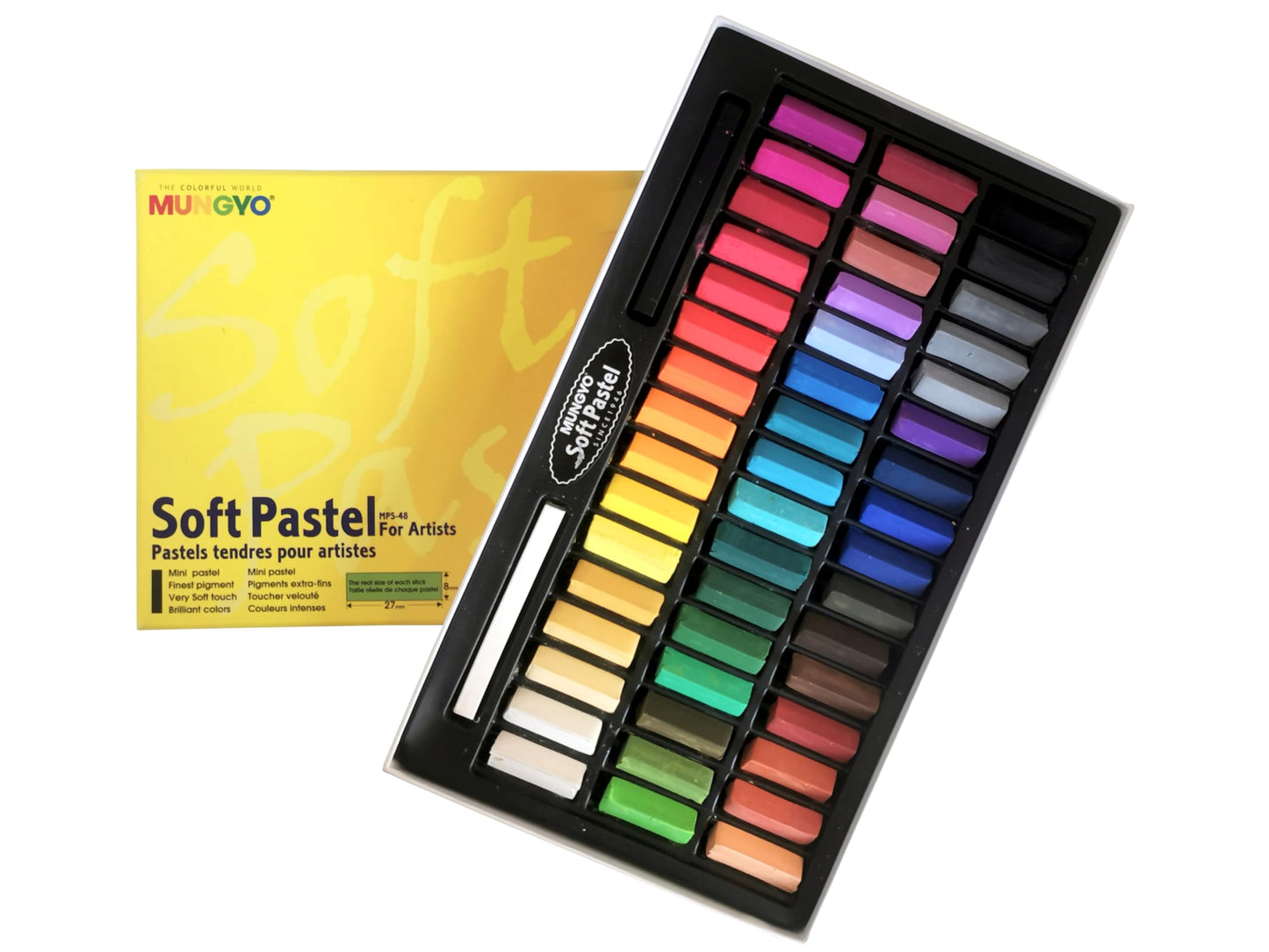 PASTEL SUAVE MUNGYO MPS 48 MEDIAS BARRAS 730248