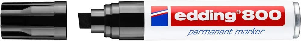 MARCADOR EDDING PERM. ALUM RECARGABLE P. BICEL 4-12MM NEGRO 61-E-800-01