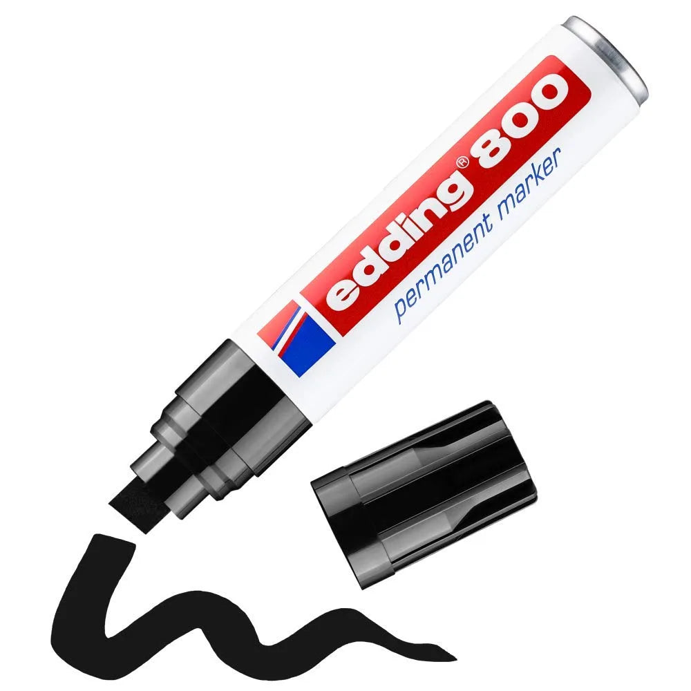 MARCADOR EDDING PERM. ALUM RECARGABLE P. BICEL 4-12MM NEGRO 61-E-800-01