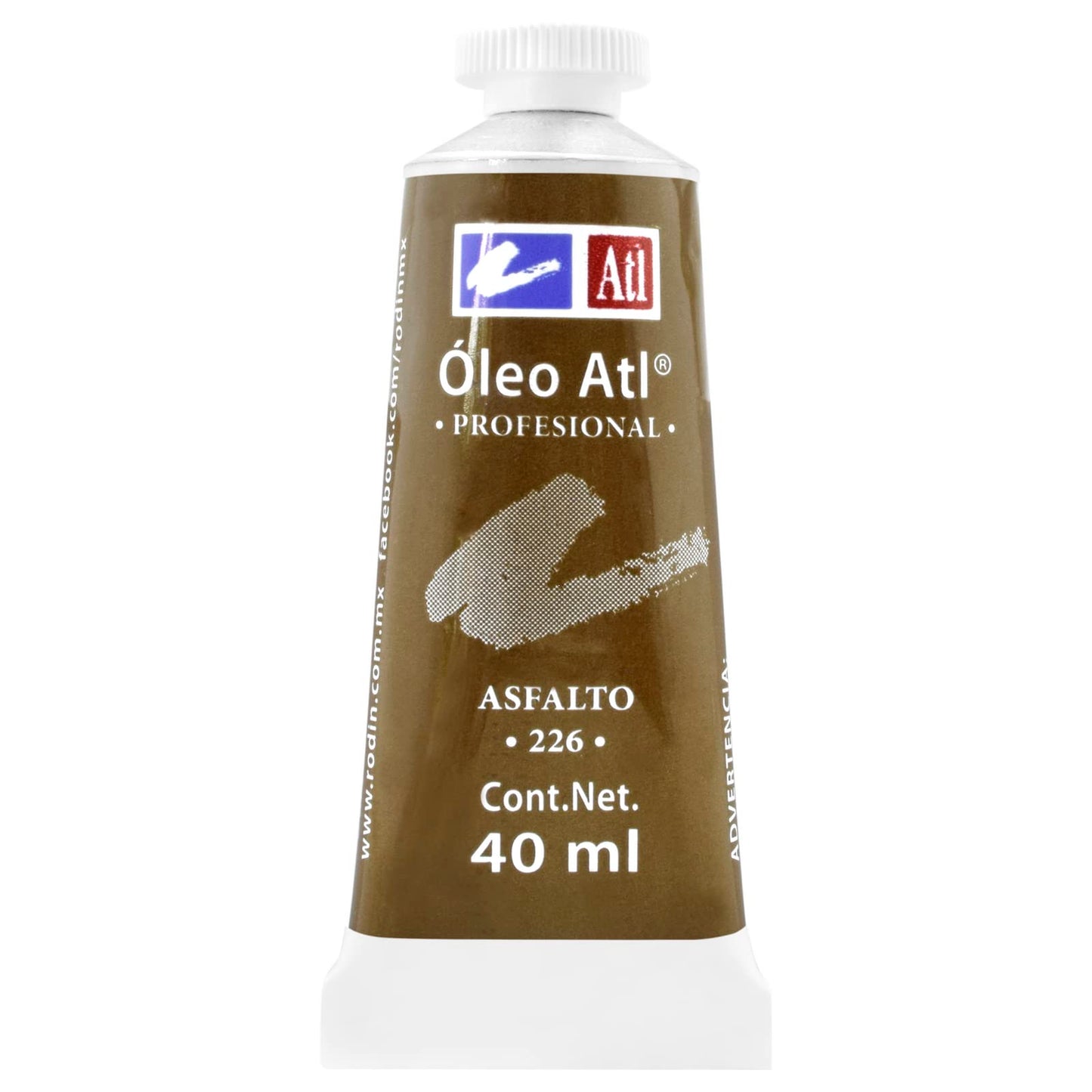 PINTURA AL OLEO ATL T-14 40ML ASFALTO NO 226 11487