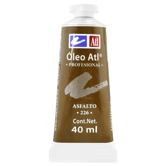 PINTURA AL OLEO ATL T-14 40ML ASFALTO NO 226 11487