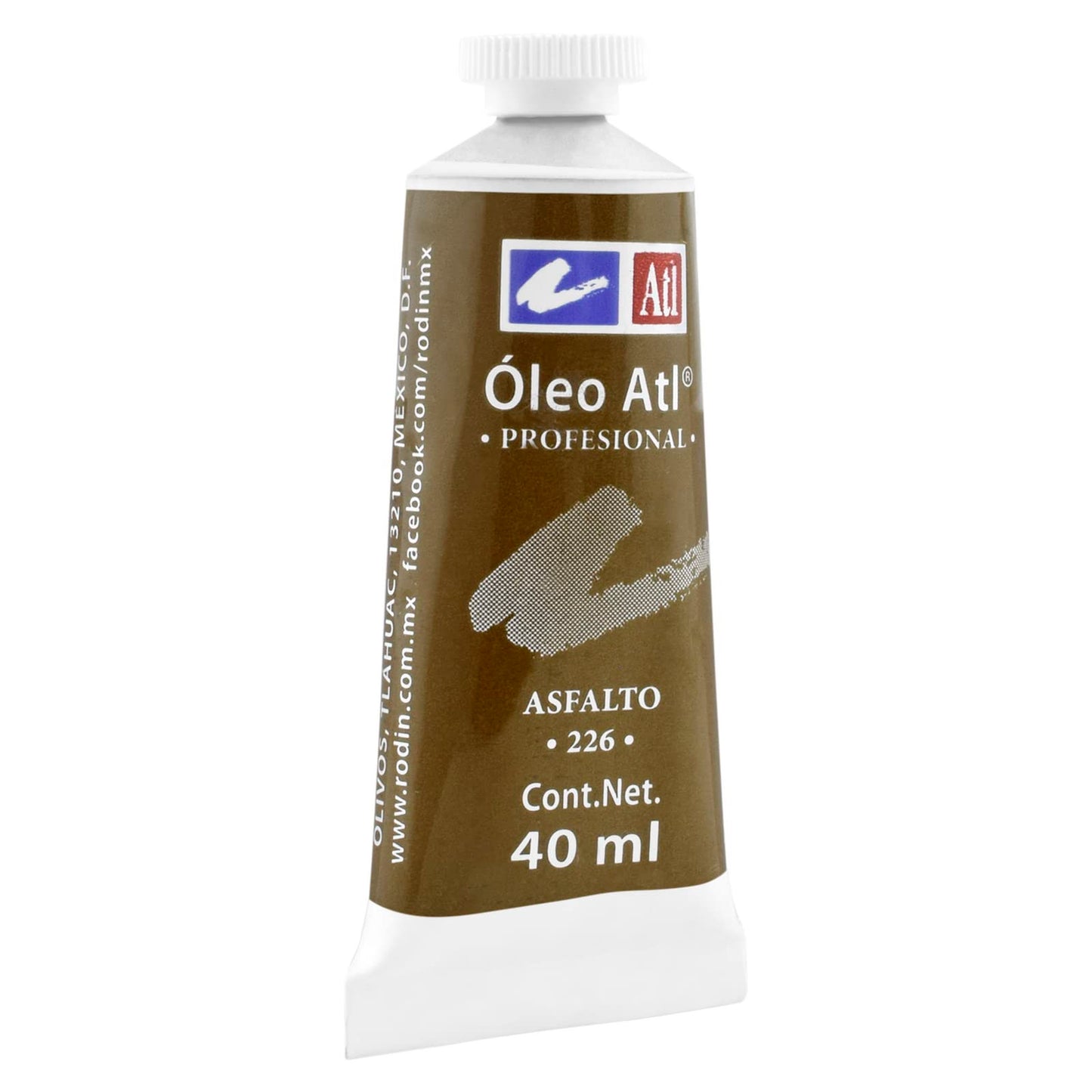 PINTURA AL OLEO ATL T-14 40ML ASFALTO NO 226 11487